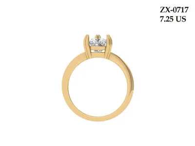 Pear Wedding Ring  3D print model