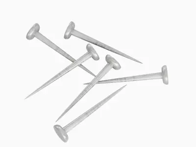 Simple Nail 02 Low-poly 3D model