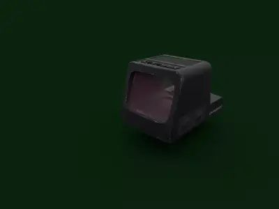 Holo sight pistol type Low-poly 3D model