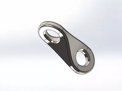 Complex part in 3D 3D model