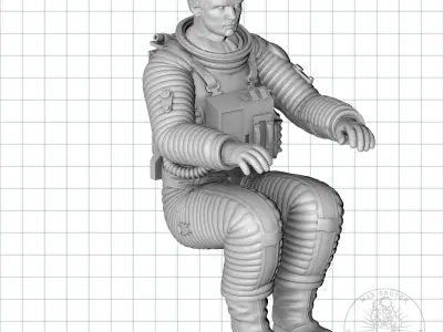 EVA Pod Pilot - 2001 A Space Odyssey  3D print model