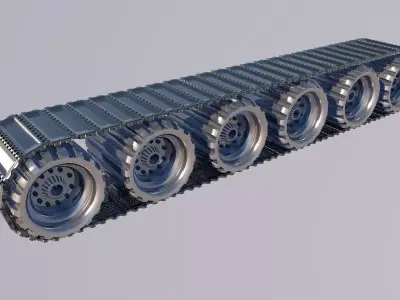 Tank wheels 3D model