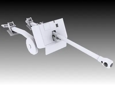 17 Pounder 3D model