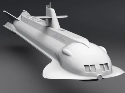 USOS Seaview Submarine Scale model 3D print model