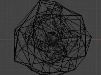 abstract core 3D model