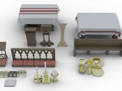 Church Assets 3D model