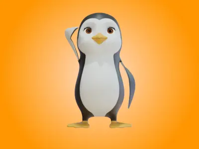 Penguin  3D Character 3D model