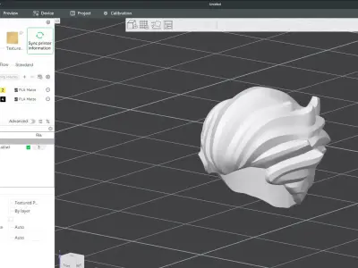 Custom3Dprint Minifigure Accessory - Minifigure Hair S2 - 065 3D print model