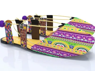 ladies loafer shoes stylo 3D model