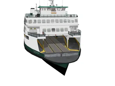 Washington State Ferry 3D model