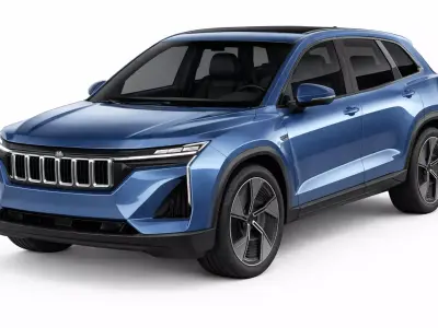 Generic Futuristic SUV Advanced Concept Vehicle 05 3D model