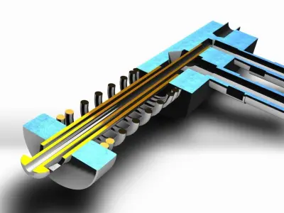 Nozzle - Vacuum Filler Machine 3D model
