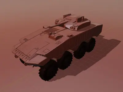 IDF Eitan equipped with 30mm gun 3D print model