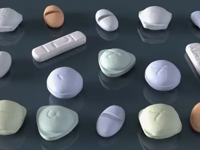  Pharmaceutical Xanax Tablets Mix 