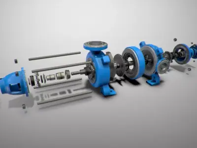Liquid Pump 3D model