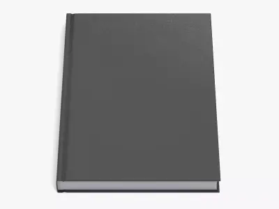 Blank Book V2 - Clean Leather Bound Hardcover Publication 3D model