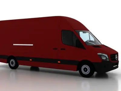 Mercedes Benz Sprinter L4H3 2015 Cargo EU 3D model