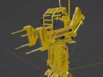 Alien Powerloader  3D model