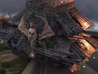Tech Arch Airship 4 3D model