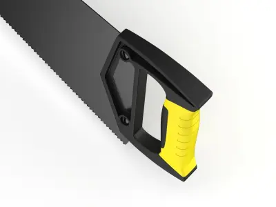 Hand Saw 26 Inches 3D model