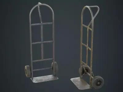 Hand Truck 5B Low-poly 3D model
