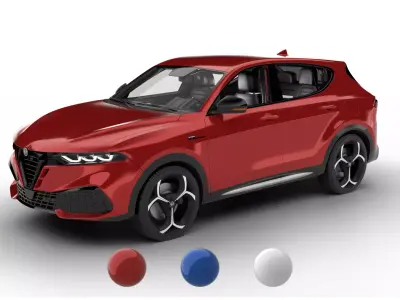 Alfa Romeo Tonale 2026 3d model 3D model