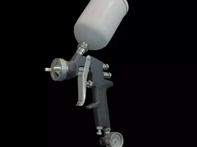 Spray Gun Low-poly 3D model purchase