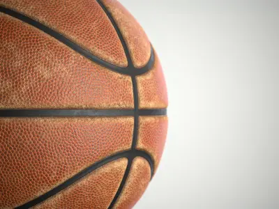 Dirty Basketball Ball - 01 3D model
