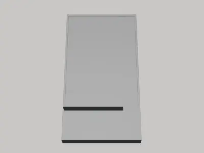 Basic Street Light Poster - Geometry Only No Textures 3D model