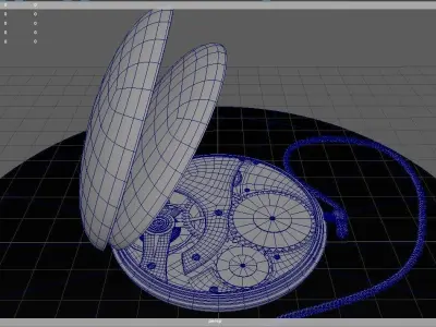 vintage watch 3D model