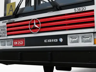 1989 Caio Padron Vitoria Campo Grande MB OF-1315 v2 3D model