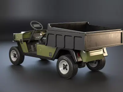 UTV Farm Cart 3D model