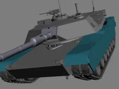 tank military 3D model purchase