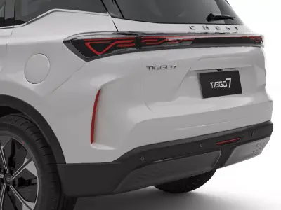 2026 Chery Tiggo 7 with Interior 3D model