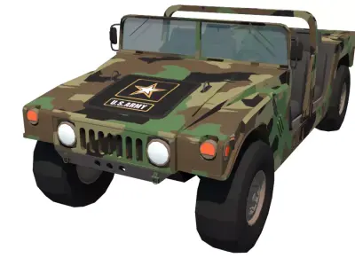 Army Jeep  3D model