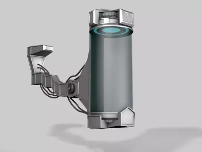 Sci-fi liquid container  3D model purchase