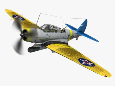 Douglas TDB-1 Devastator - 6T16 3D model