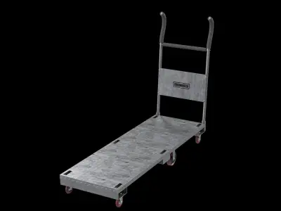 Freight roughneck steel Low-poly 3D model