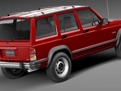Jeep Cherokee 1984-1996 3D model