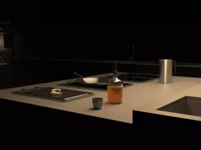 kitchen vray  3D model