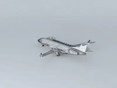 How to put my interior into the model of ERJ 145 XR Free 3D model