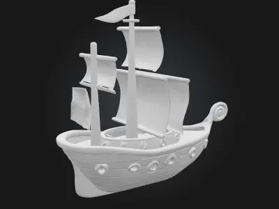 Kawaii Ship Adventure 3D model