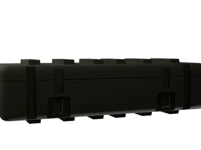 Military box Free low-poly 3D model buy