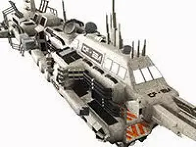 CDF Excelsior Ion-Cannon Frigate 3D model