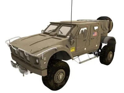 Oshkosh M-ATV Us Army Tactical Vehicle 3D model