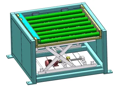 Double speed chain final assembly-8m Free 3D model