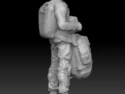 US Army Paratrooper 3d Print Kit 3D print model