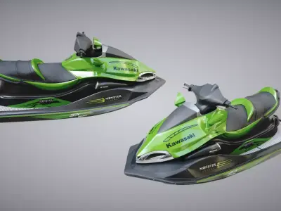 Jetski 3D model buy