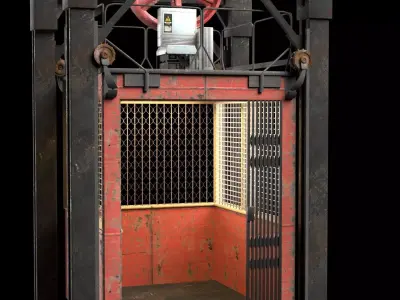 Old Elevator 3D model purchase