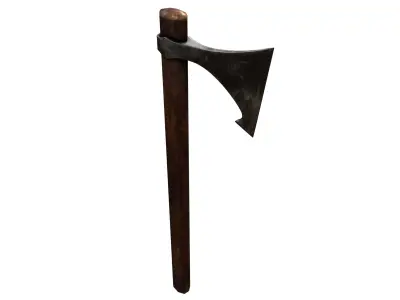 Ax Medieval  Low-poly 3D model purchase
